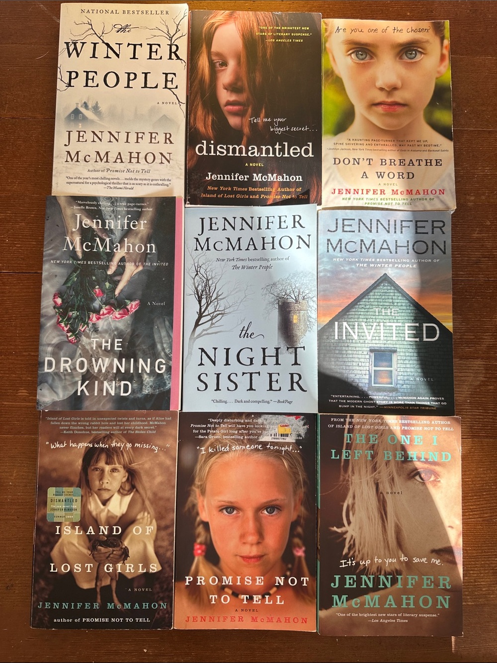 Jennifer McMahon Book Collection - Set of 9 Books